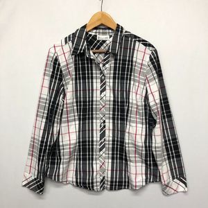 7th Avenue New York & Co. Women Blouse Top Button Shirt Size XL X-Large B242 -30